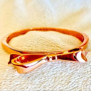 Kate Spade Rose Gold Bow Bracelet